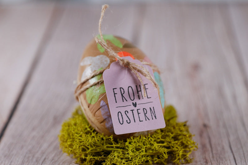 Pappmaché-Osterei mit Hasenkonfetti selber machen - IN LOVE WITH PAPER