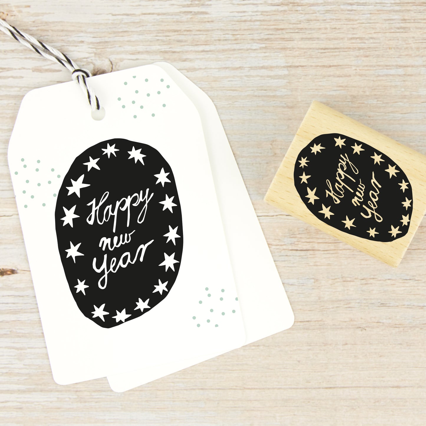 Stempel "Happy New Year"