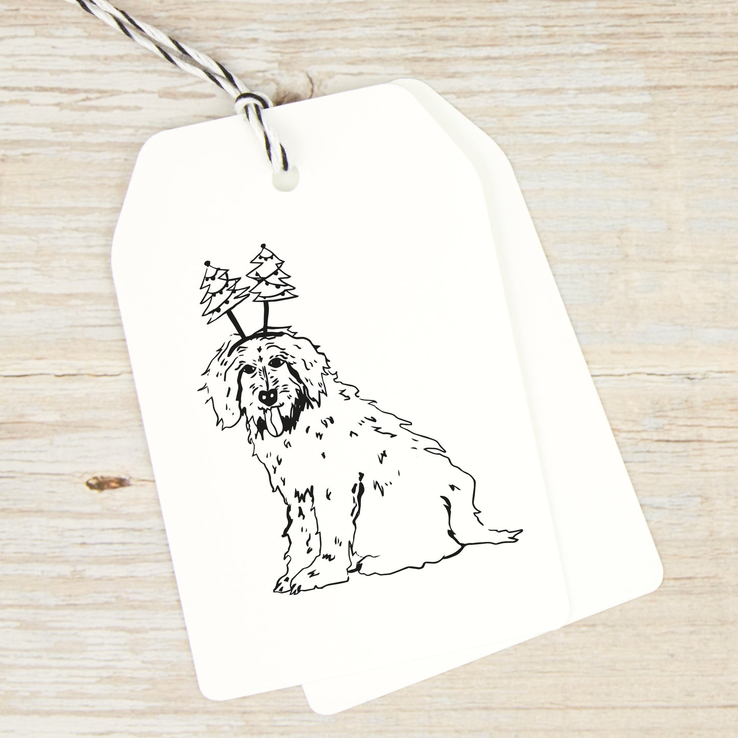 Stempel "Weihnachtshund"