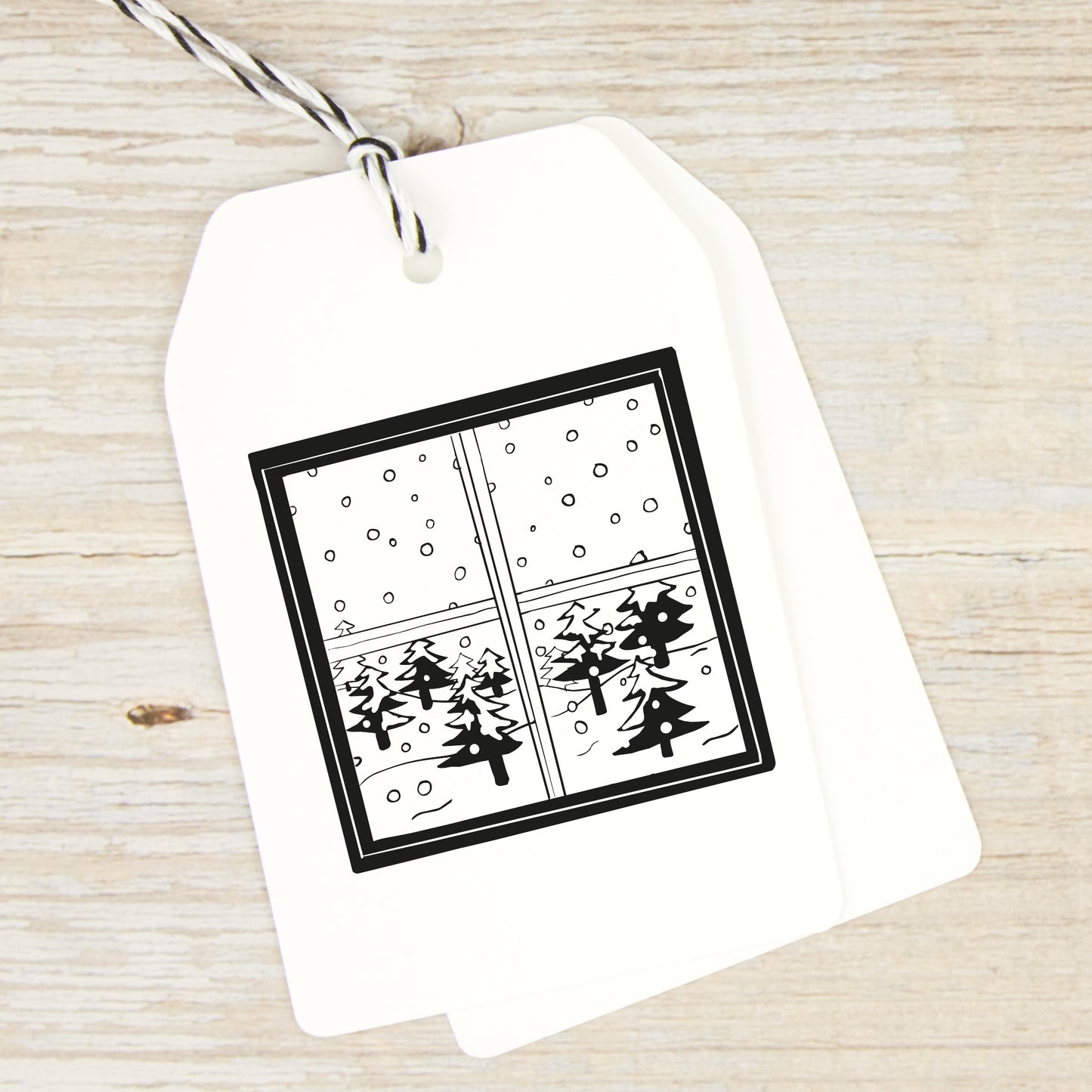 Stempel "Winterfenster"
