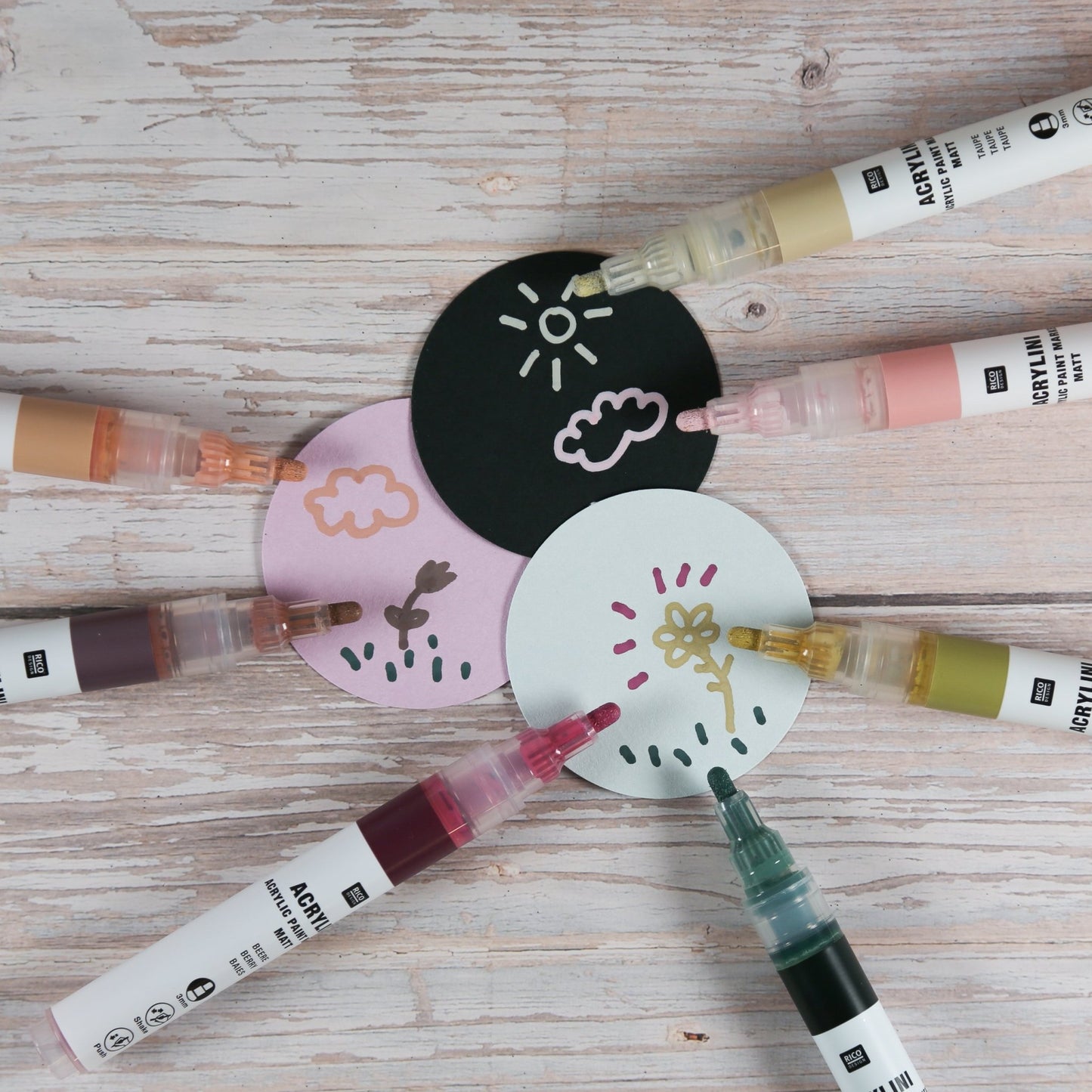 Acrylmarker Set "Earthy Colours" - IN LOVE WITH PAPER