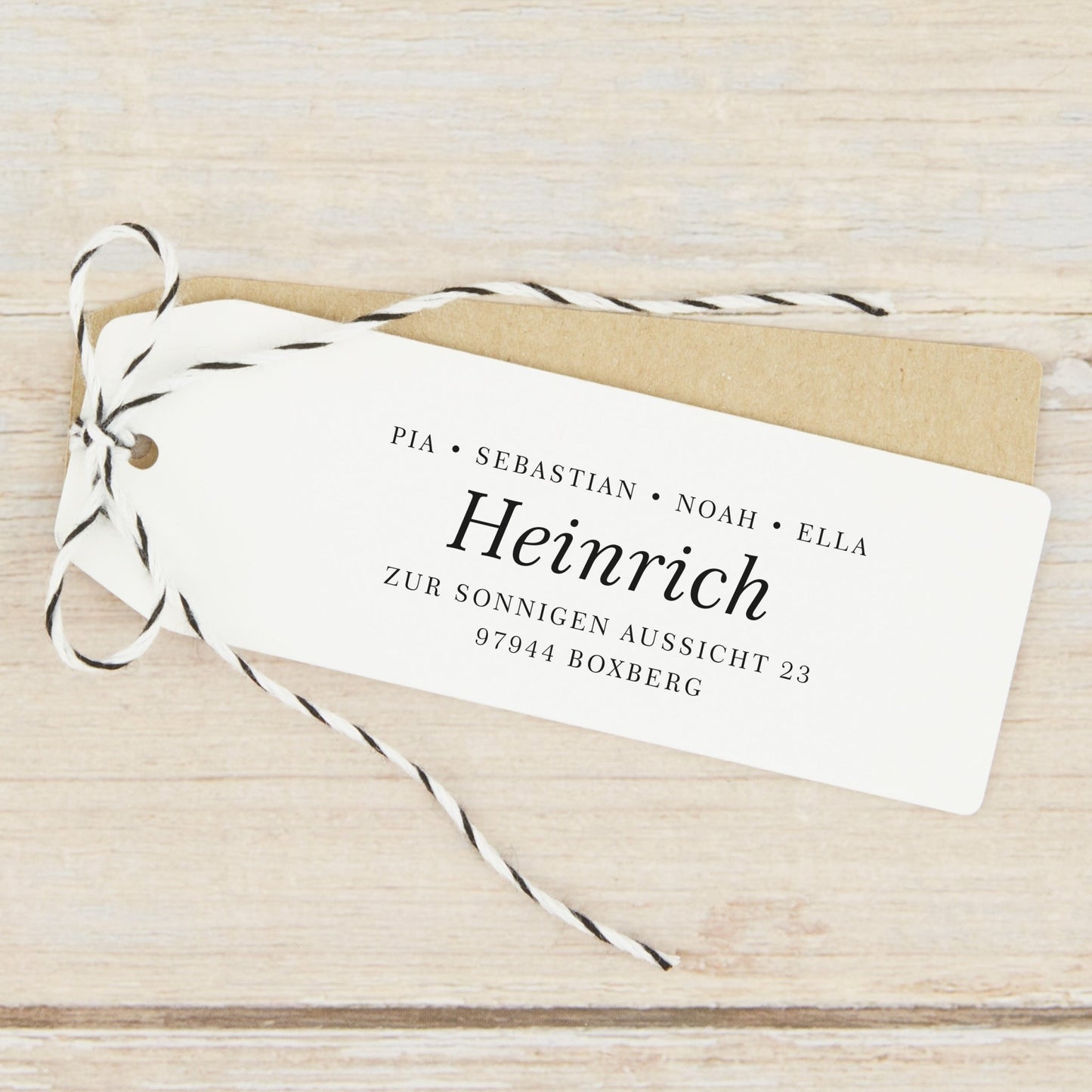 Adressstempel "Boxberg" - IN LOVE WITH PAPER