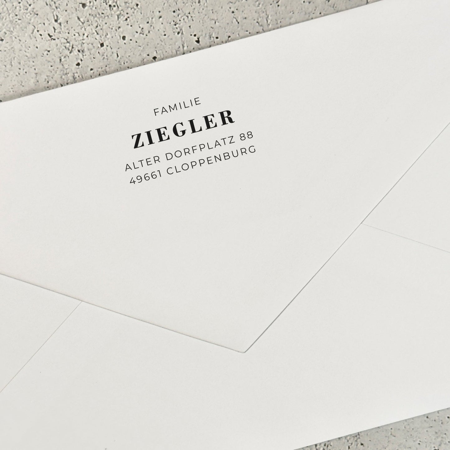 Adressstempel "Cloppenburg - IN LOVE WITH PAPER