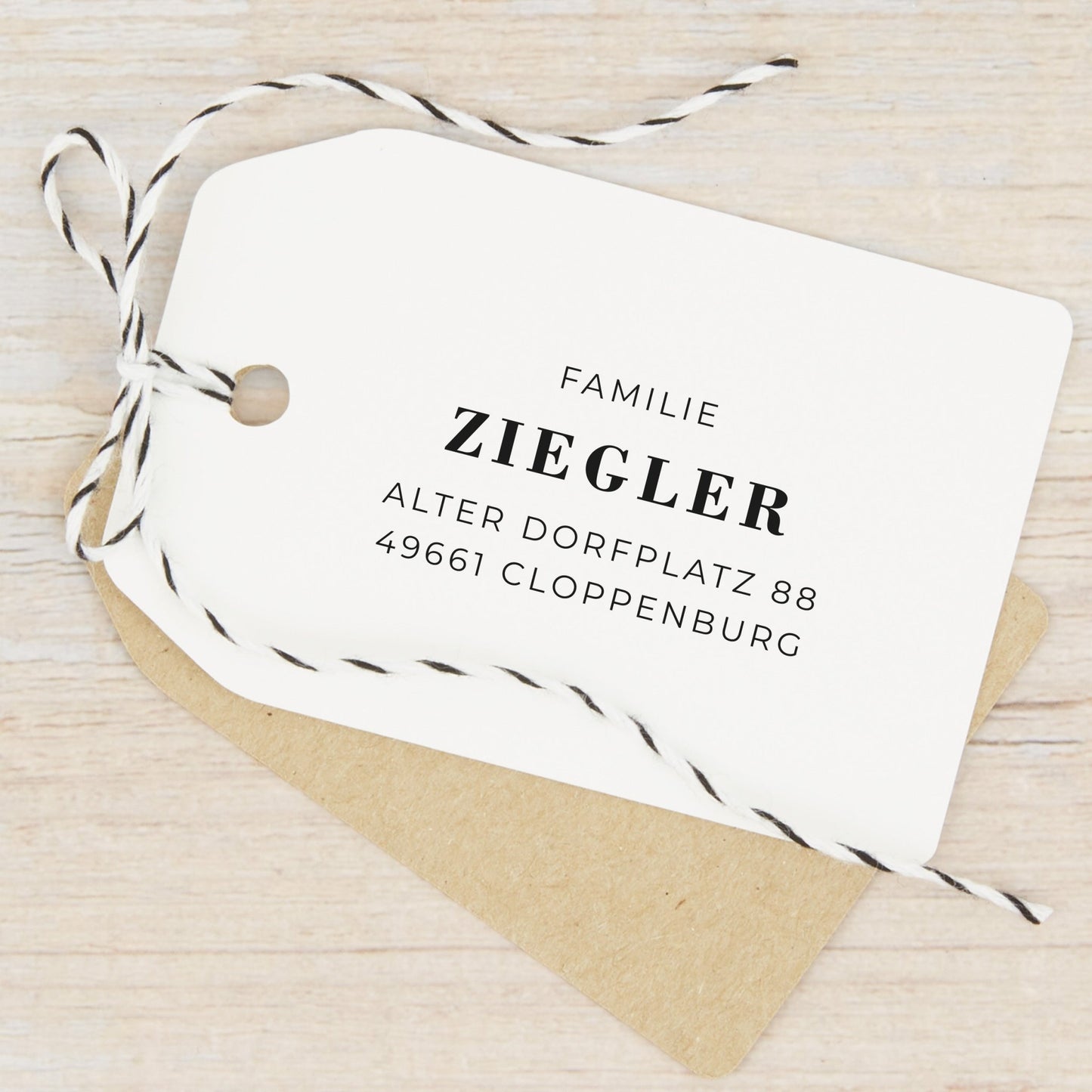 Adressstempel "Cloppenburg - IN LOVE WITH PAPER