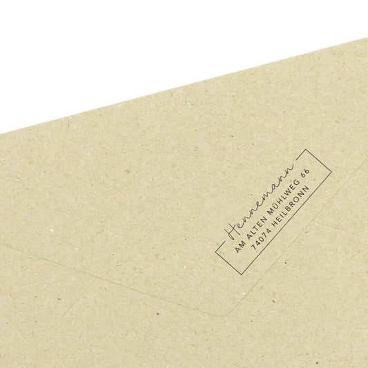 Adressstempel "Heilbronn" - IN LOVE WITH PAPER