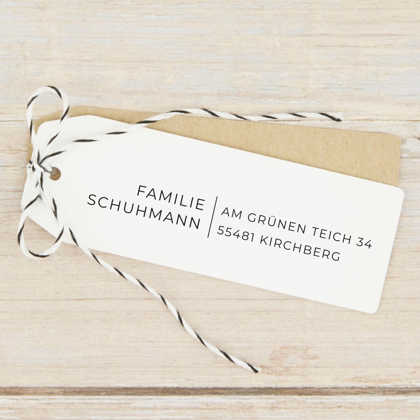 Adressstempel "Kirchberg" - IN LOVE WITH PAPER