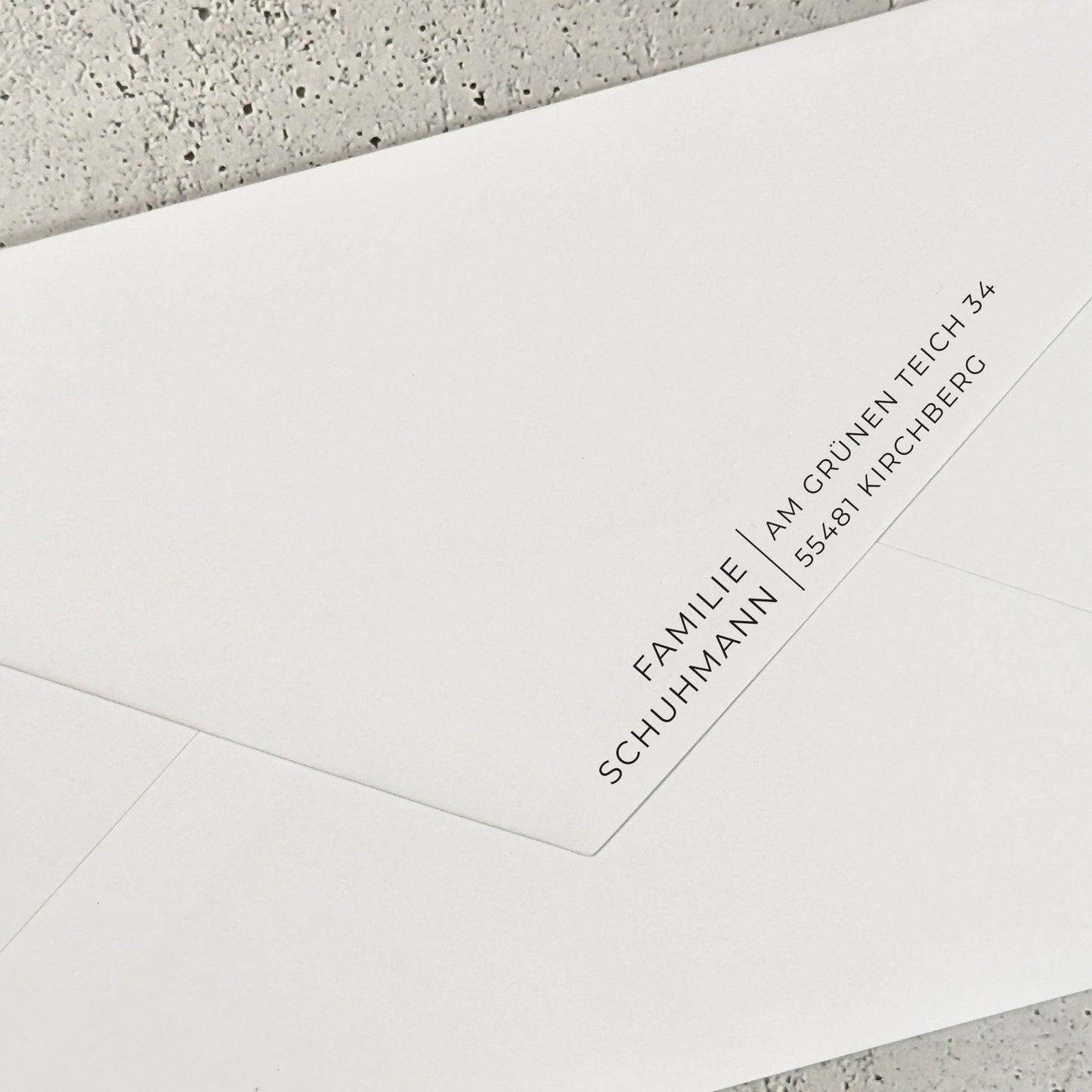 Adressstempel "Kirchberg" - IN LOVE WITH PAPER