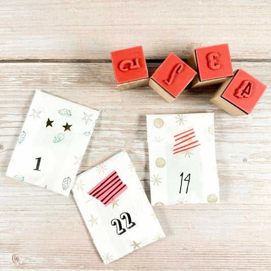 Adventskalender Stempel - Set - IN LOVE WITH PAPER