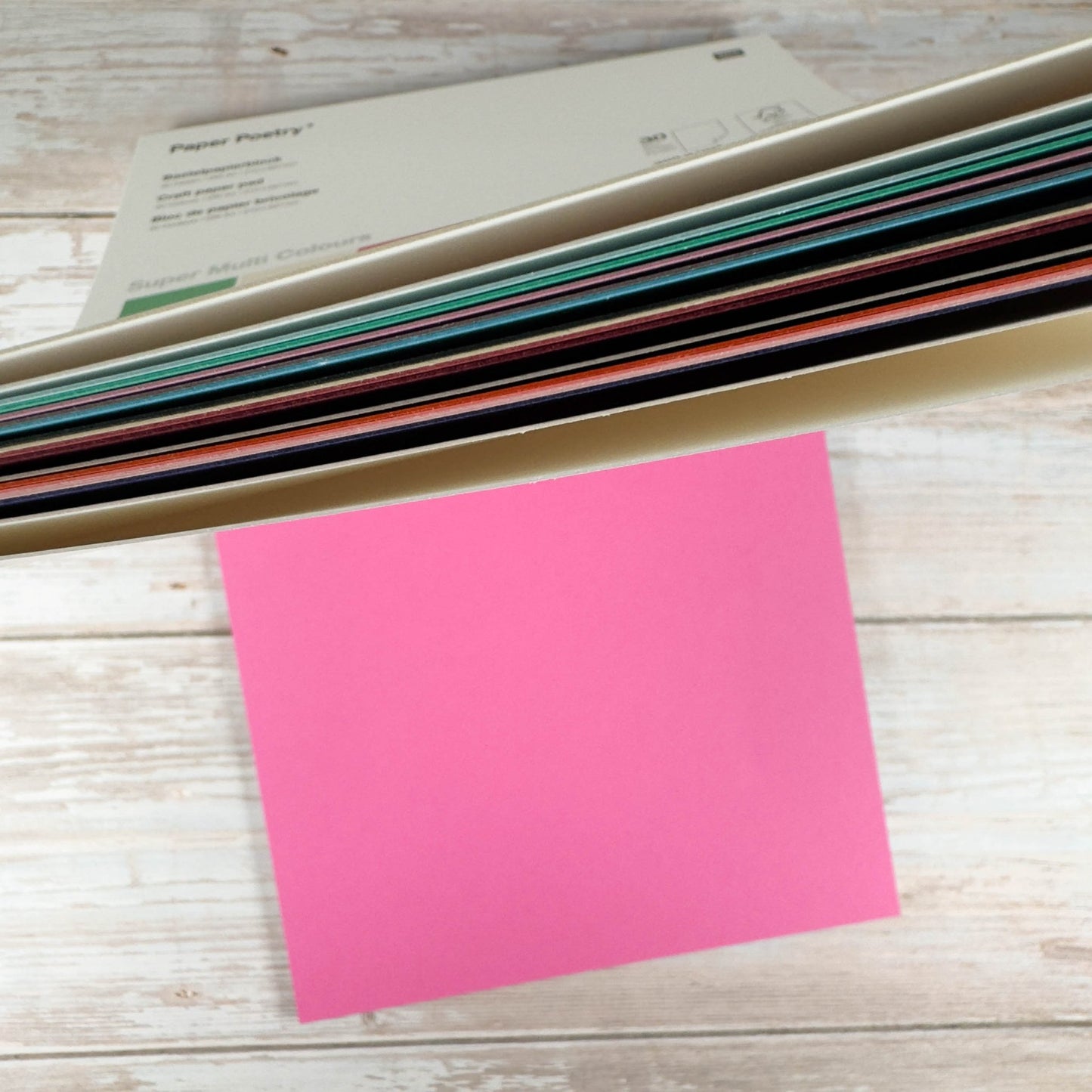 Bastelpapierblock (30 Farben, Super Multi Colours) - IN LOVE WITH PAPER