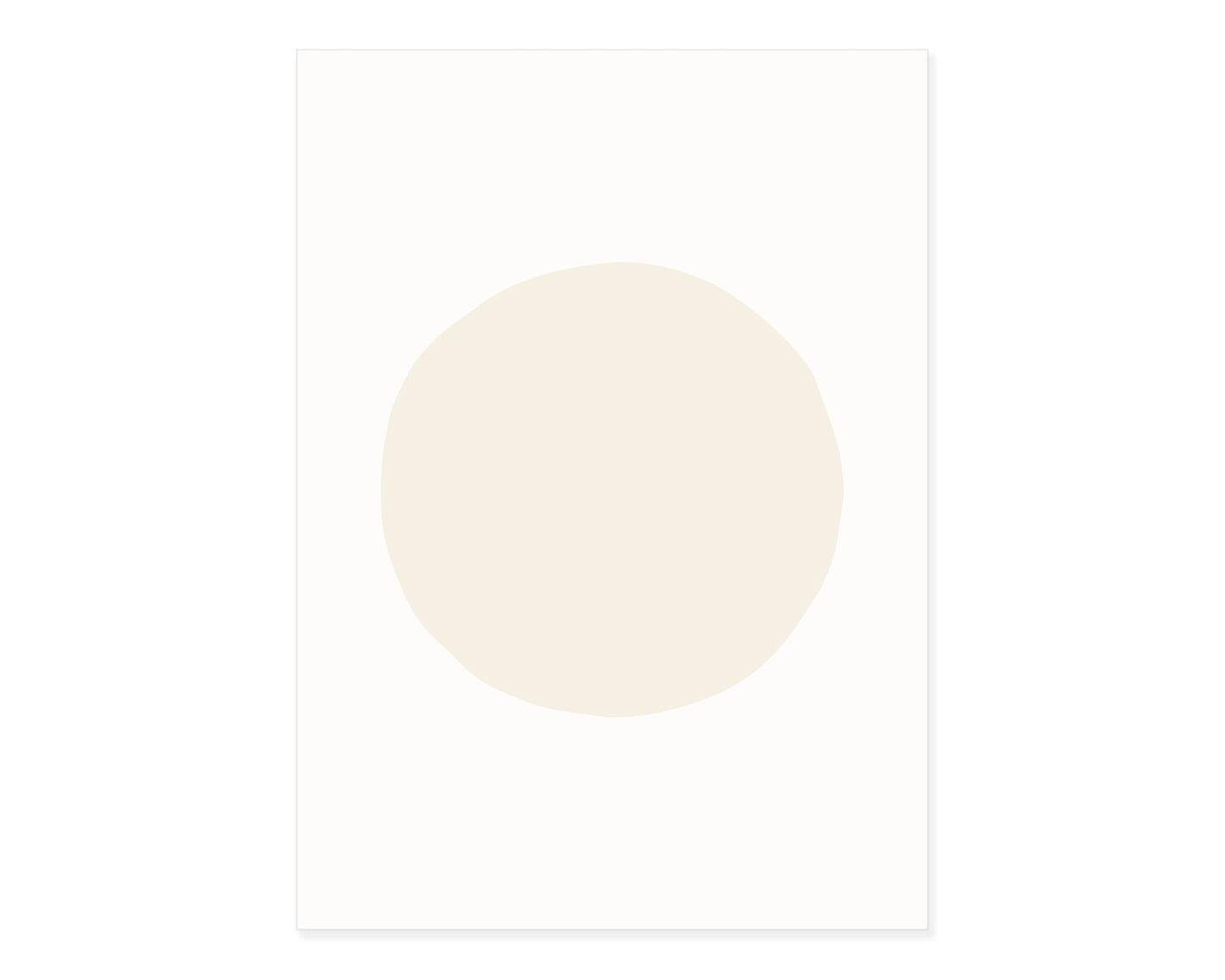 Blankokarten - Set "Dot" zum Selbstbestempeln (Hellbeige) - IN LOVE WITH PAPER