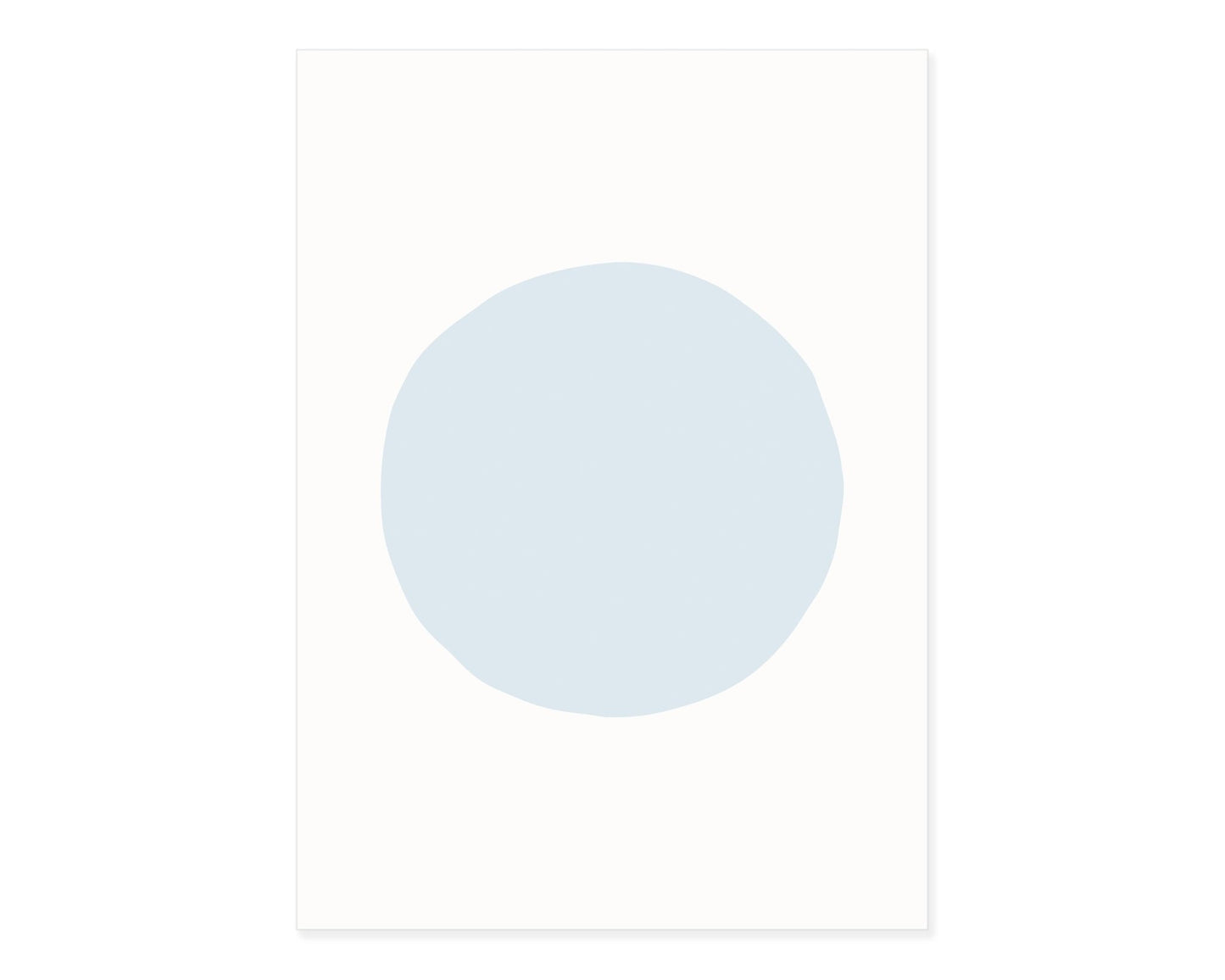 Blankokarten - Set "Dot" zum Selbstbestempeln (Hellblau) - IN LOVE WITH PAPER