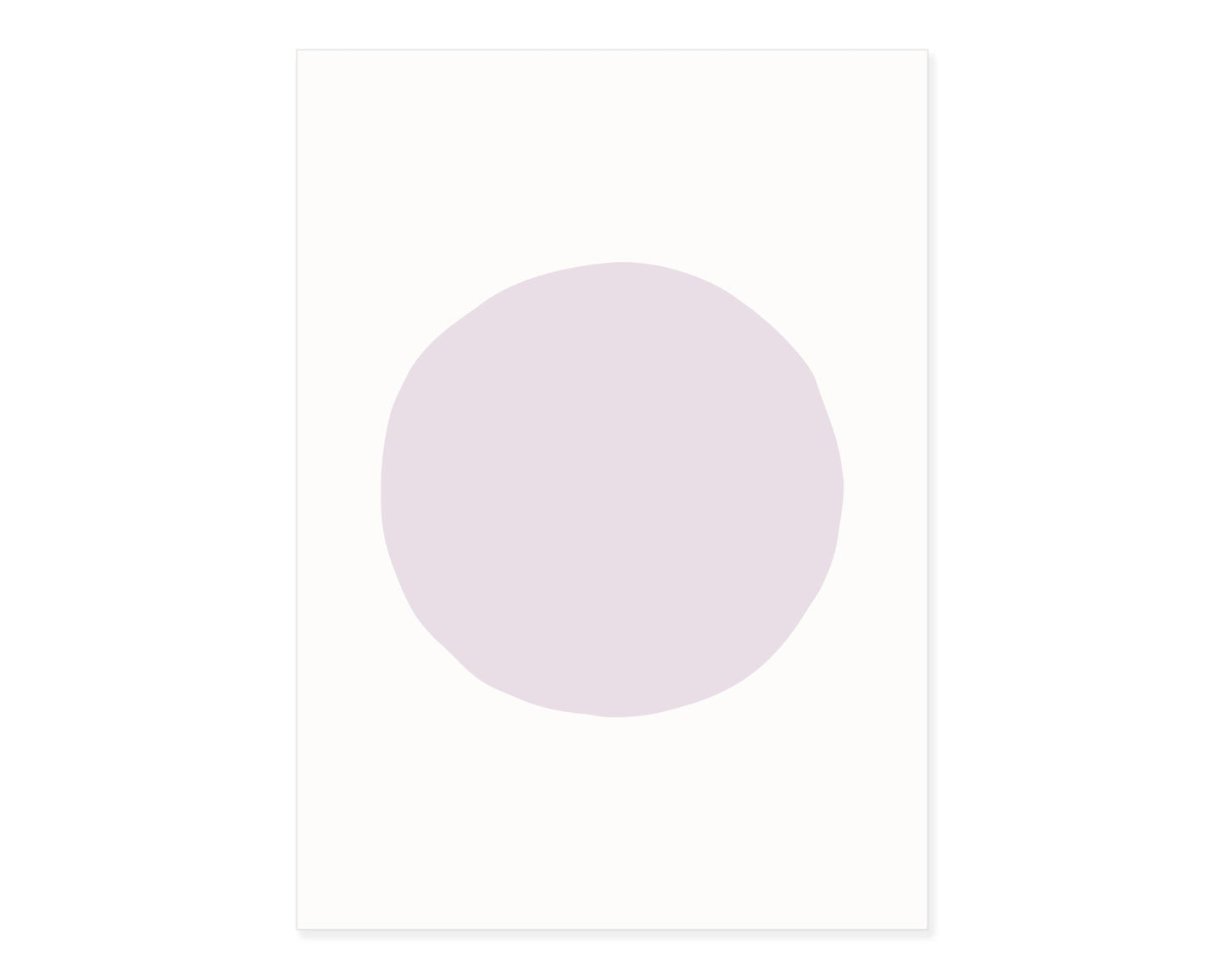 Blankokarten - Set "Dot" zum Selbstbestempeln (Lila) - IN LOVE WITH PAPER