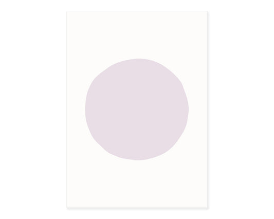 Blankokarten-Set "Dot" zum Selbstbestempeln (Lila)