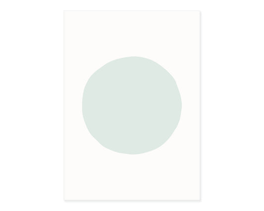 Blankokarten-Set "Dot" zum Selbstbestempeln (Salbei)