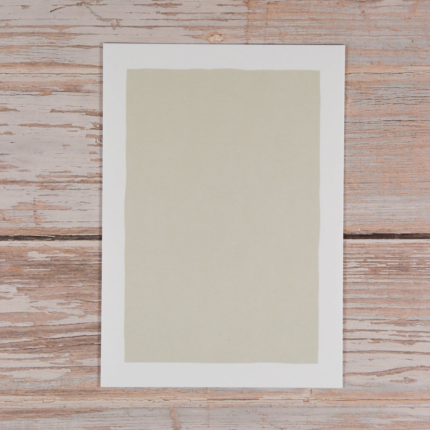 Blankokarten - Set "Frame" zum Selbstbestempeln (Sandbeige) - IN LOVE WITH PAPER
