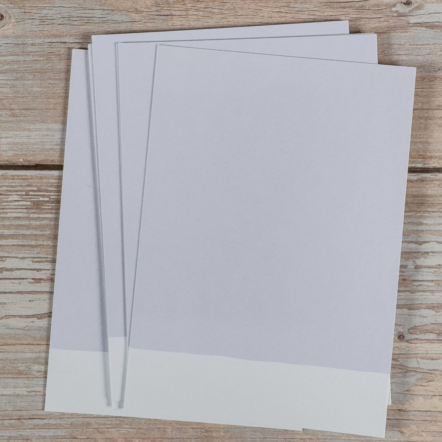 Blankokarten - Set zum Selbstbestempeln Flieder - IN LOVE WITH PAPER
