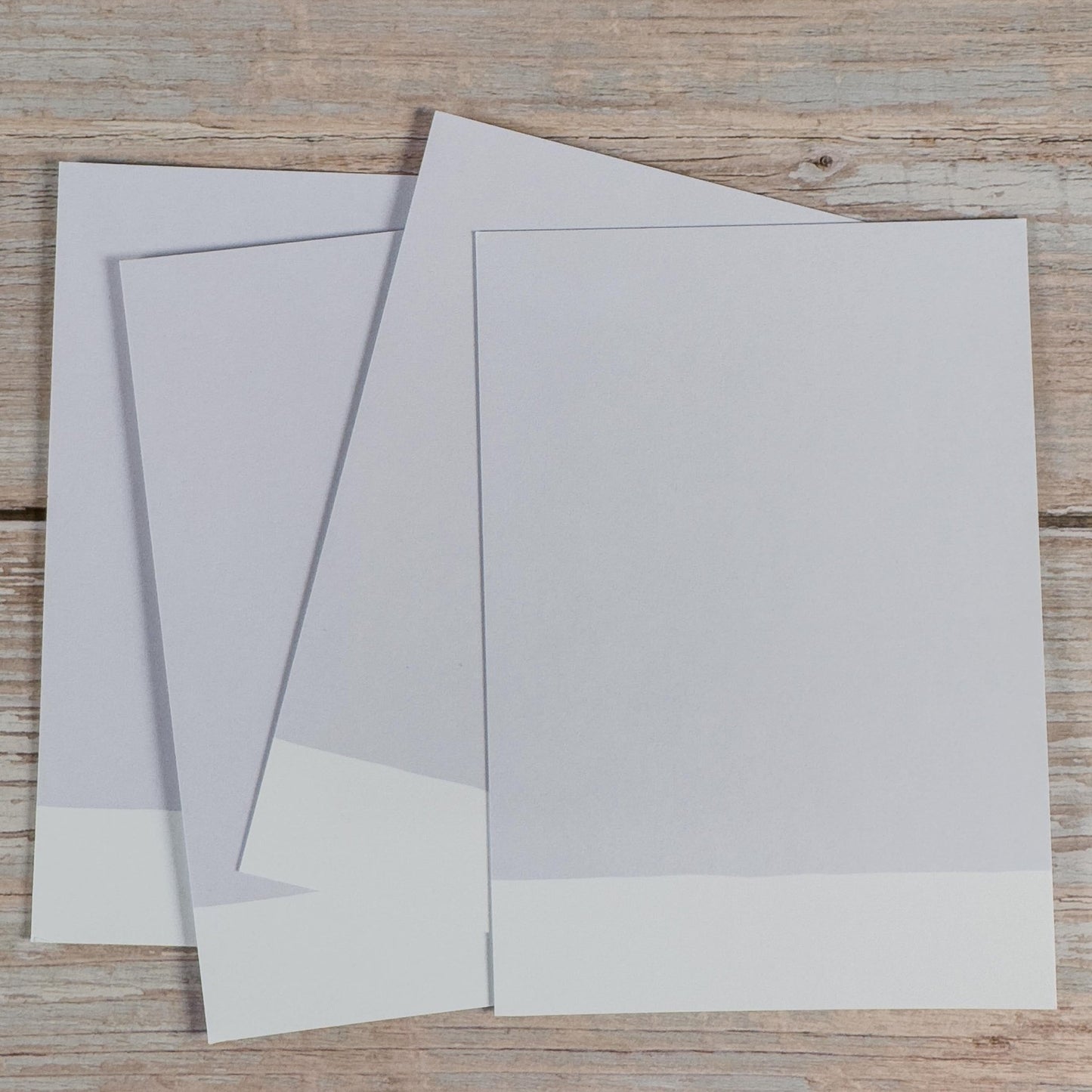 Blankokarten - Set zum Selbstbestempeln Flieder - IN LOVE WITH PAPER
