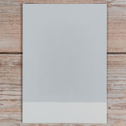 Blankokarten-Set zum Selbstbestempeln Graublau