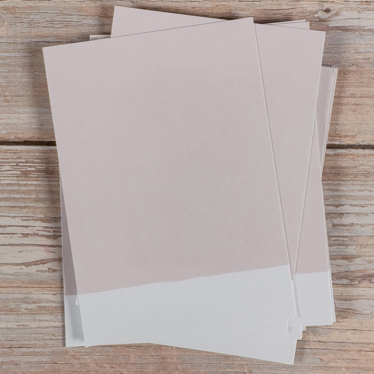 Blankokarten - Set zum Selbstbestempeln Graurosé - IN LOVE WITH PAPER