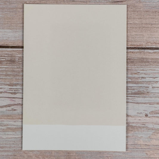 Blankokarten-Set zum Selbstbestempeln Sandbeige