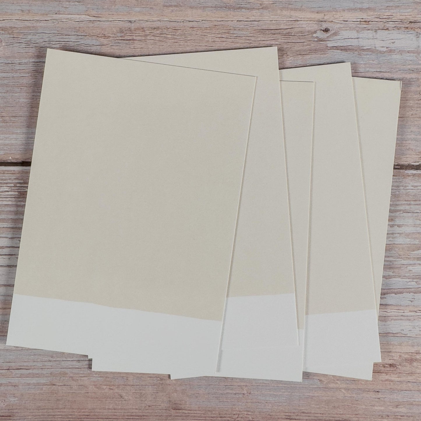 Blankokarten - Set zum Selbstbestempeln Sandbeige - IN LOVE WITH PAPER