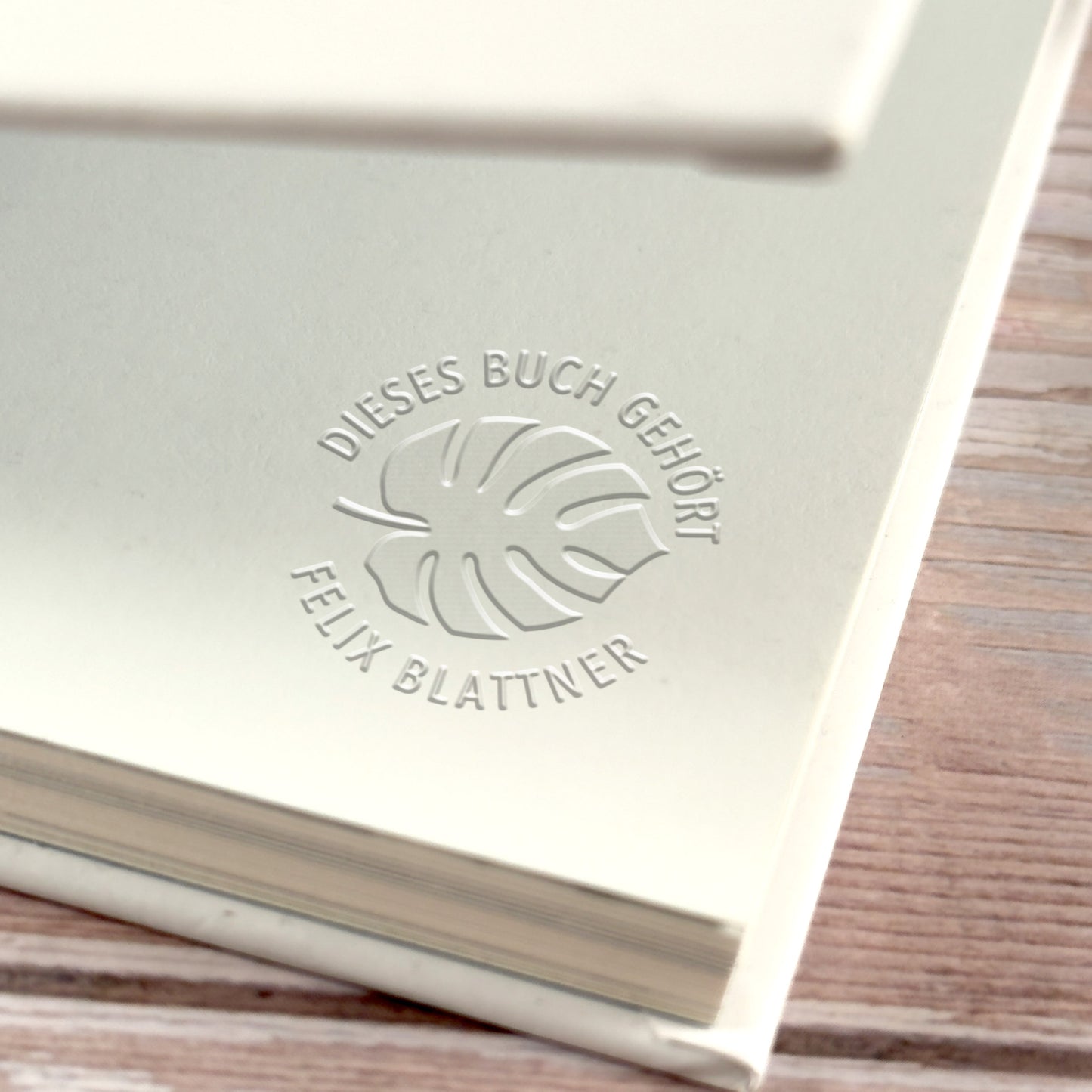 Buchprägestempel "Monstera"