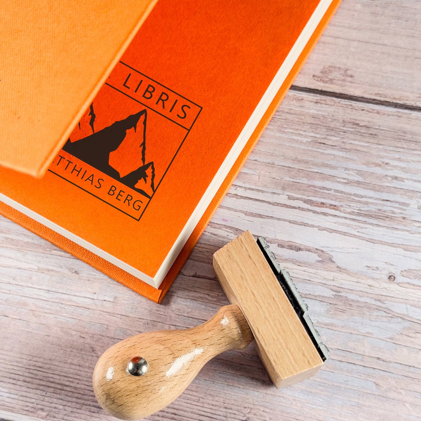 Ex Libris - Stempel "Bergliebe" - IN LOVE WITH PAPER