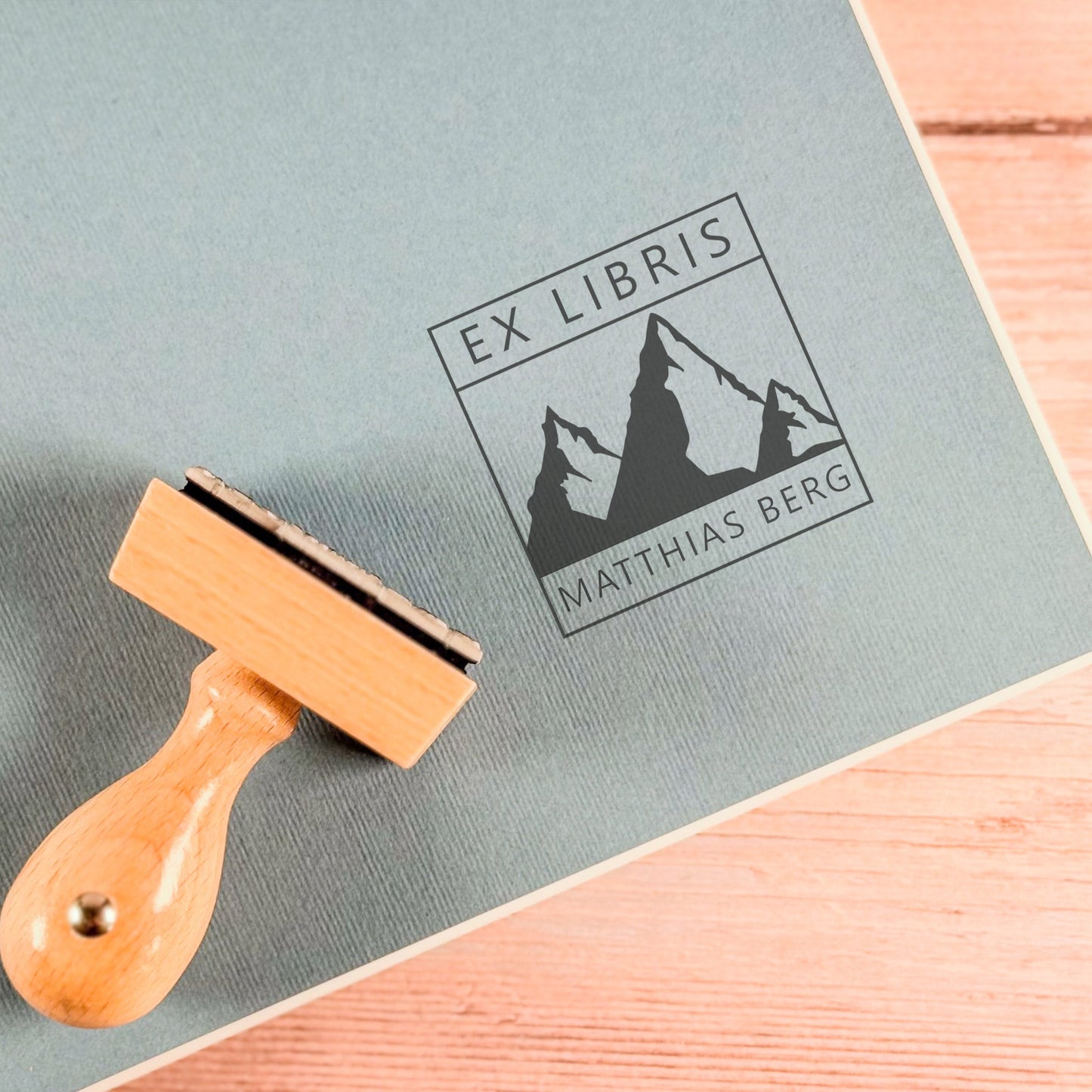Ex Libris - Stempel "Bergliebe" - IN LOVE WITH PAPER