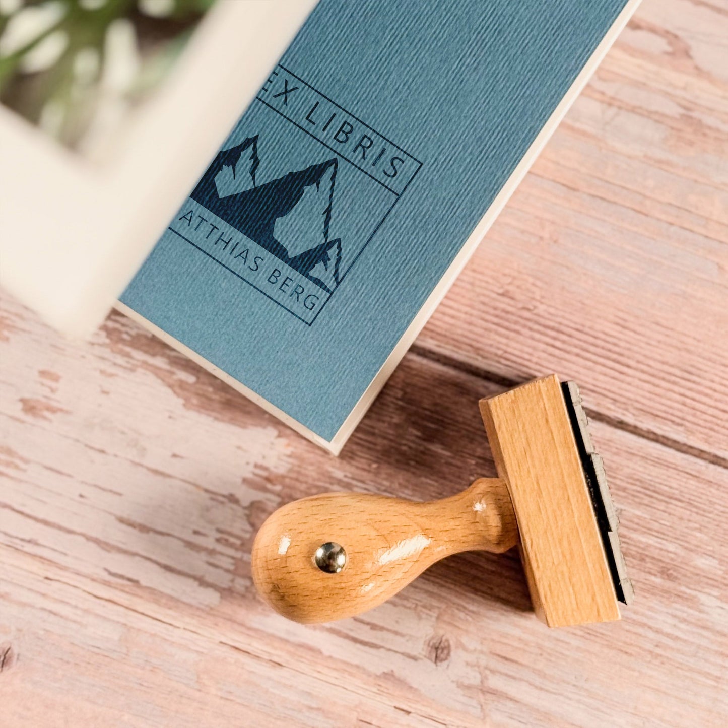 Ex Libris - Stempel "Bergliebe" - IN LOVE WITH PAPER