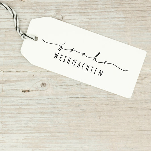 Filigraner Stempel "Frohe Weihnachten" - IN LOVE WITH PAPER