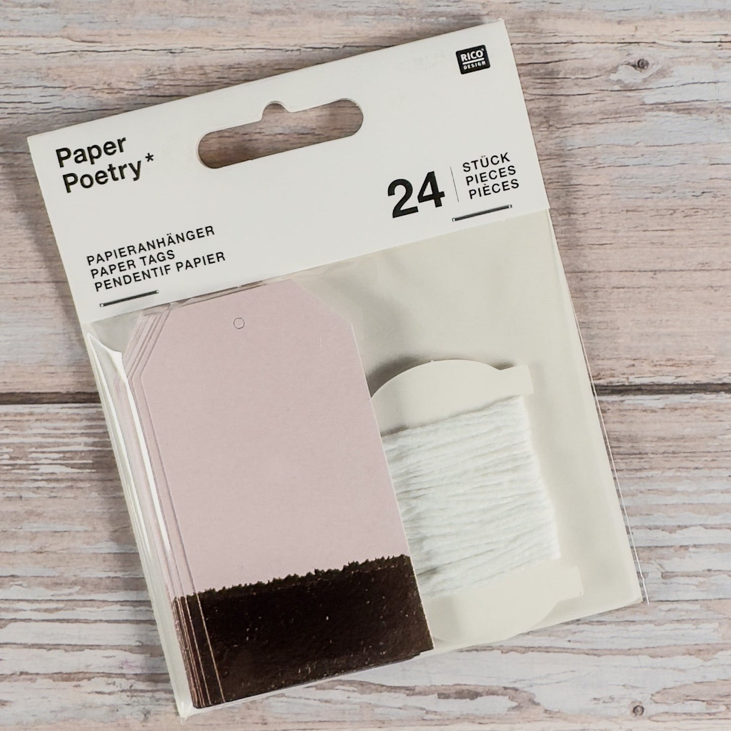 Geschenkanhänger rosé/roségold (24 Stück) - IN LOVE WITH PAPER