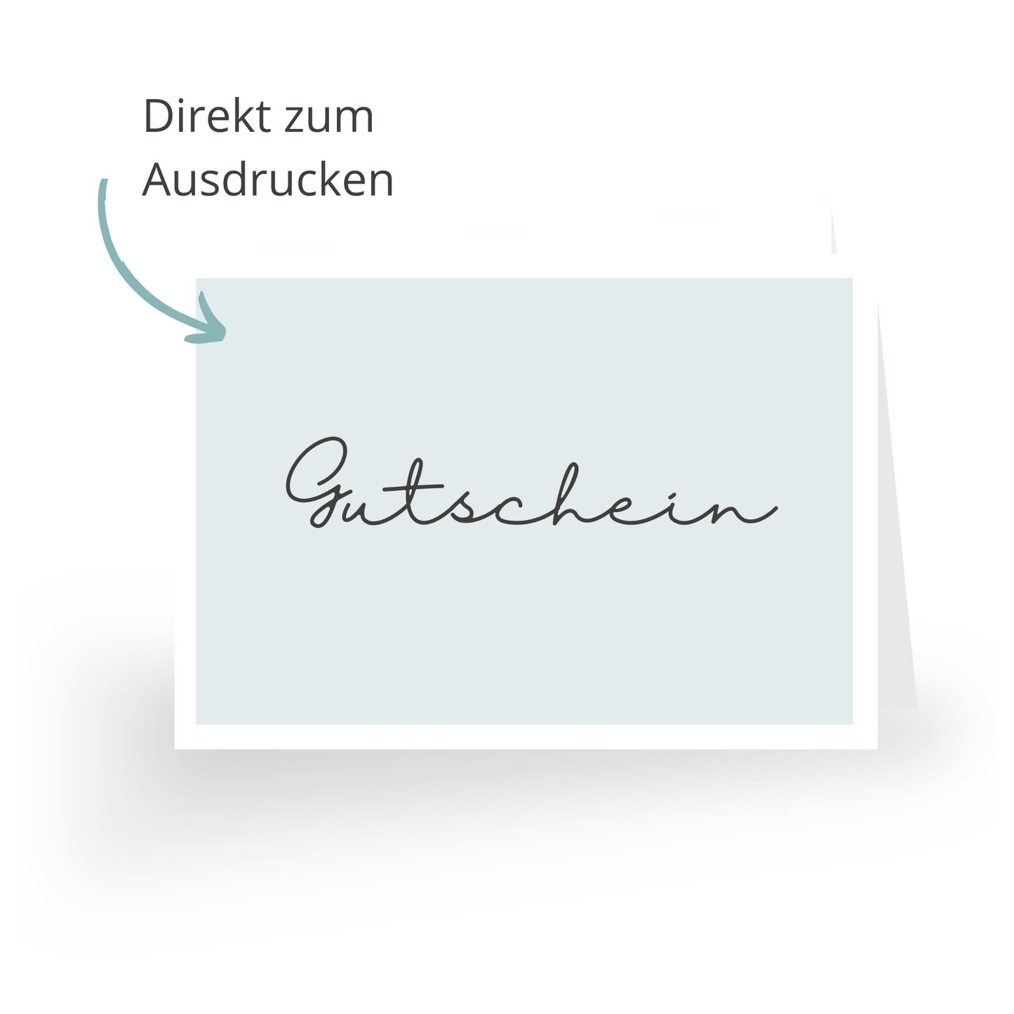 Geschenkgutschein zum Ausdrucken (neu) - IN LOVE WITH PAPER