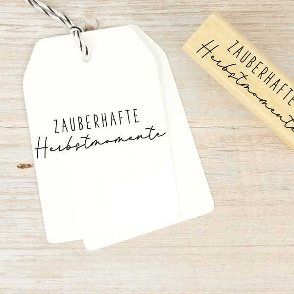 Herbststempel "Zauberhafte Herbstmomente"