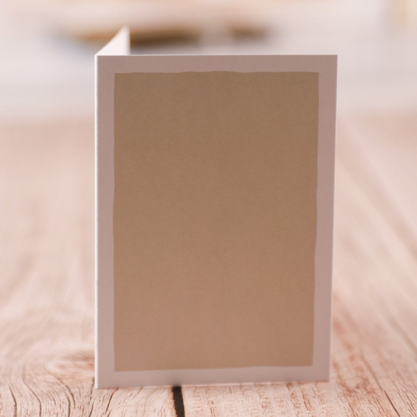 Klappkarten - Set "Frame" zum Selbstbestempeln (Sandbeige) - A7 - IN LOVE WITH PAPER
