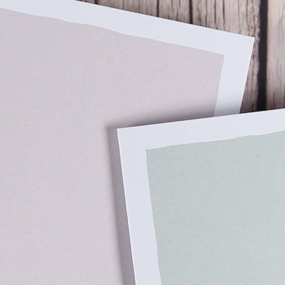 Klappkarten - Set "Frame" zum Selbstbestempeln (Sandbeige) - A7 - IN LOVE WITH PAPER