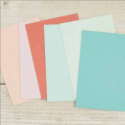 Klappkarten-Set "Tropical" DIN B6 (36teilig)