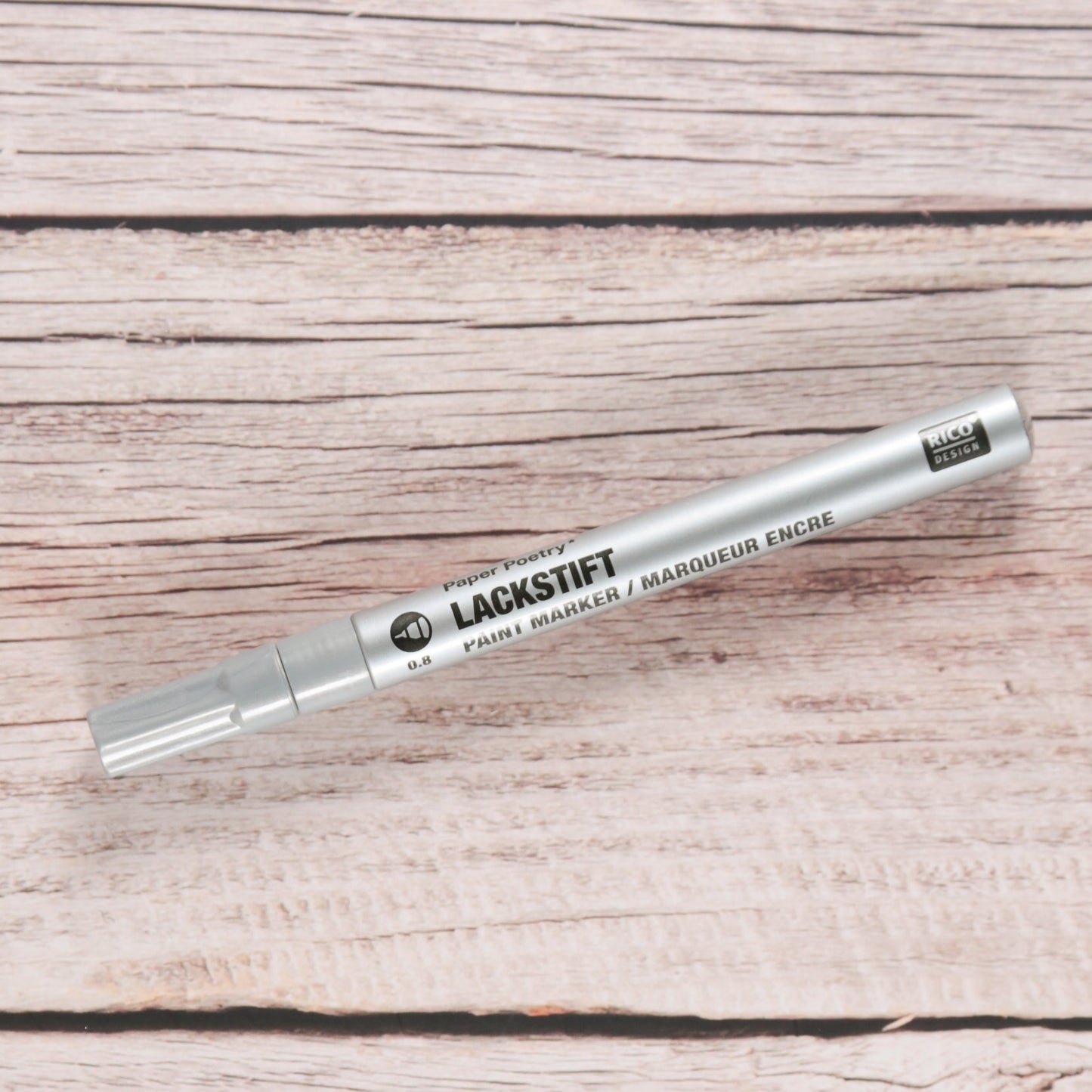 Lackmarker 0.8 mm (silber)