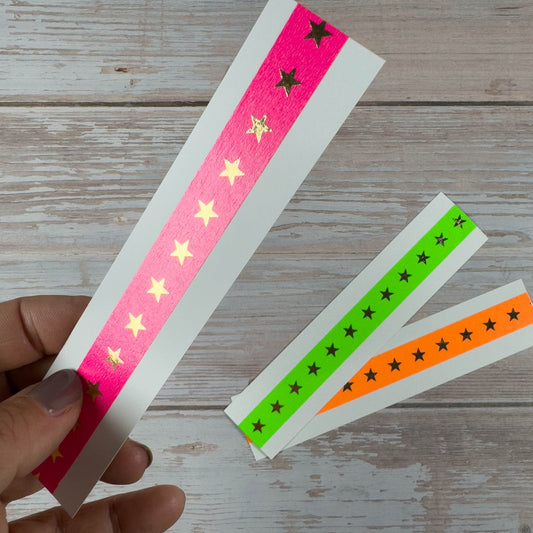 Masking-Tape Neon-Sterne 4er Set