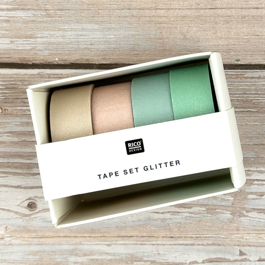 Masking-Tape Pastell-Glitter (Klebeband) 4er Set