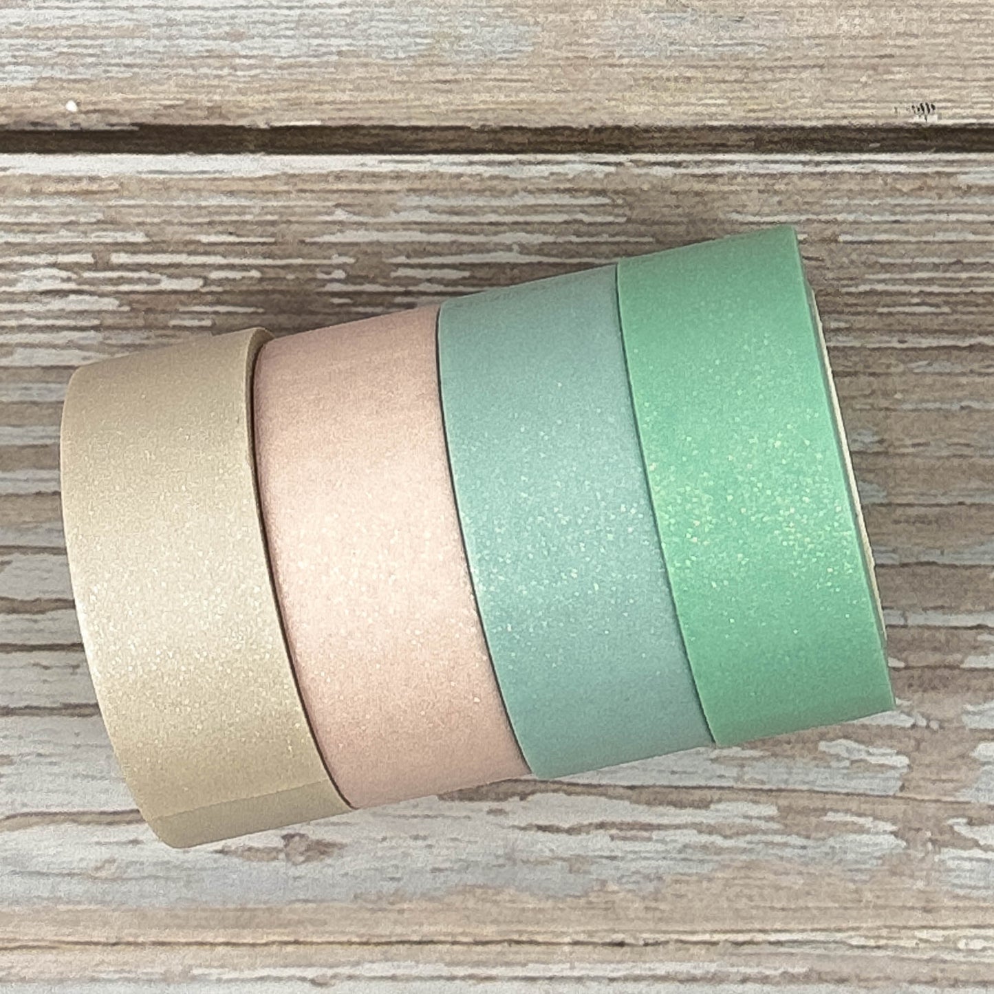 Masking - Tape Pastell - Glitter (Klebeband) 4er Set - IN LOVE WITH PAPER
