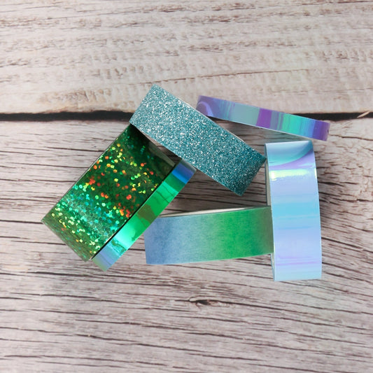 Masking-Tape Set Grün/Blau 6er Set - IN LOVE WITH PAPER