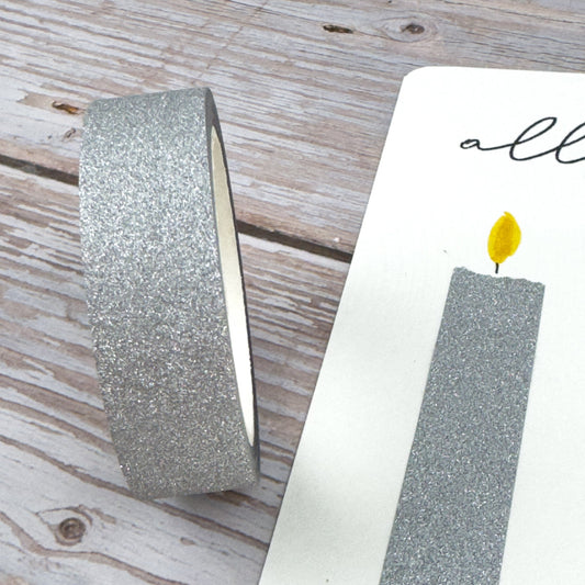 Masking-Tape Silber (Klebeband metallic)