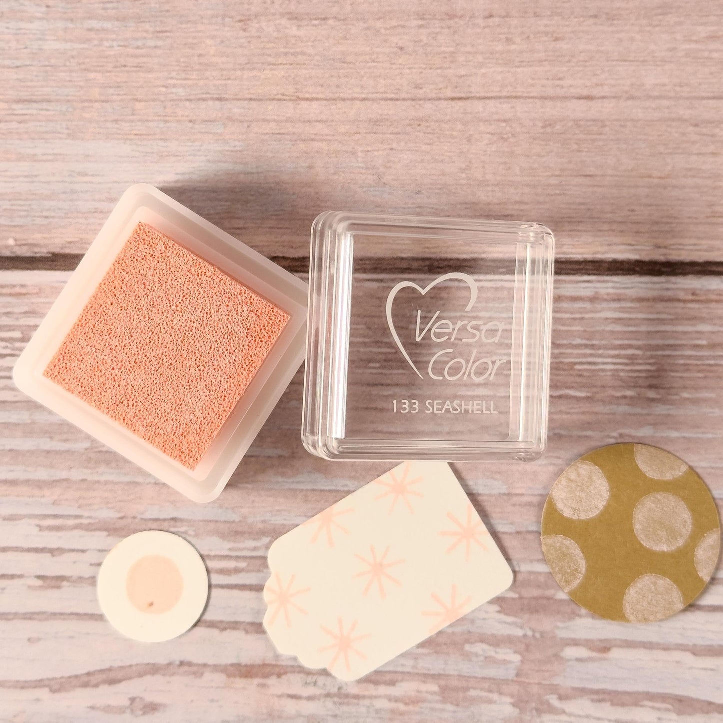 Mini - Stempelkissen Apricot - VersaColor Seashell - IN LOVE WITH PAPER
