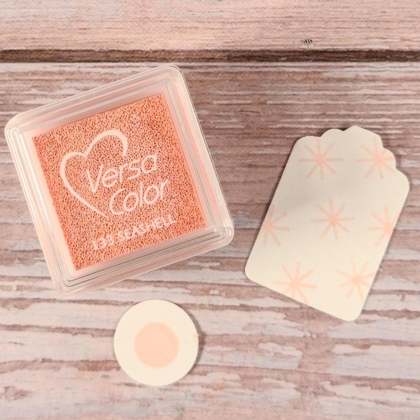 Mini - Stempelkissen Apricot - VersaColor Seashell - IN LOVE WITH PAPER