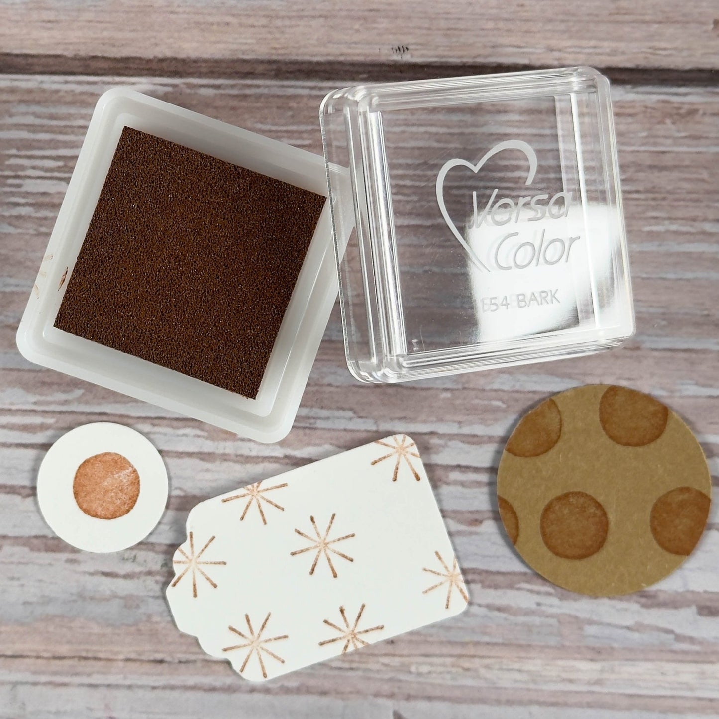 Mini - Stempelkissen Braun - VersaColor Bark - IN LOVE WITH PAPER
