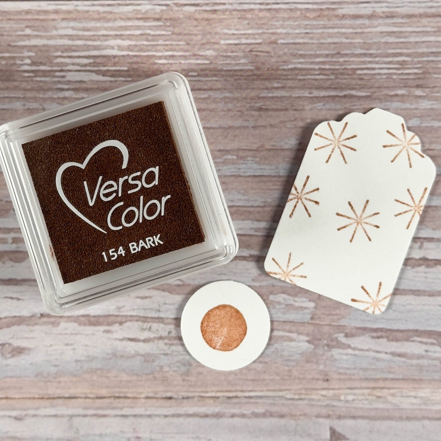 Mini - Stempelkissen Braun - VersaColor Bark - IN LOVE WITH PAPER