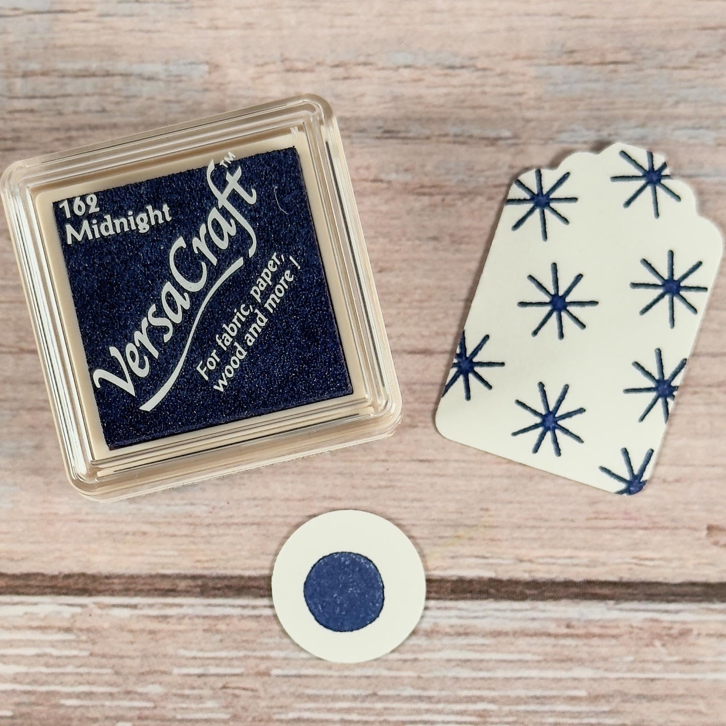 Mini - Stempelkissen Dunkellau - VersaCraft Midnight Blue - IN LOVE WITH PAPER