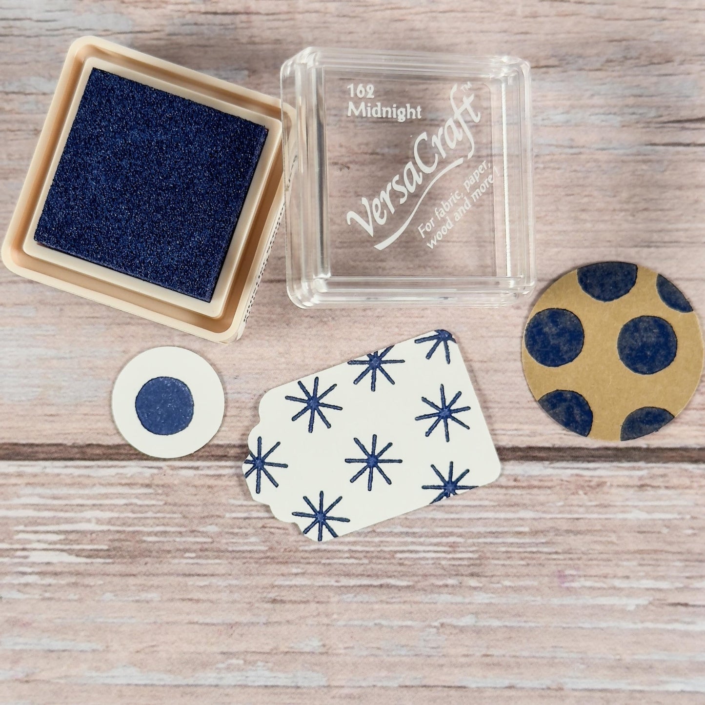 Mini - Stempelkissen Dunkellau - VersaCraft Midnight Blue - IN LOVE WITH PAPER