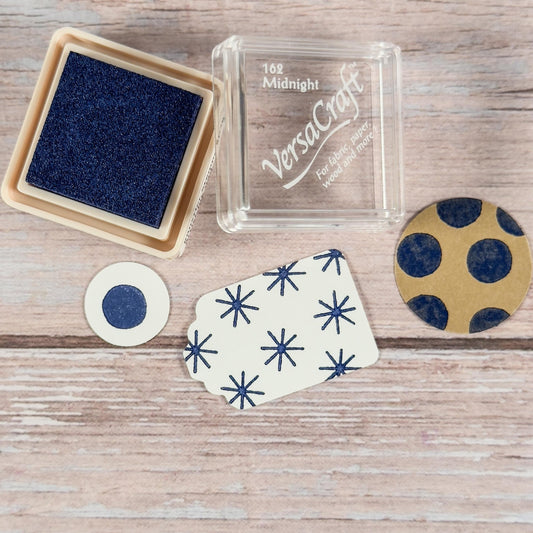 Mini-Stempelkissen Dunkelblau - VersaCraft Midnight Blue