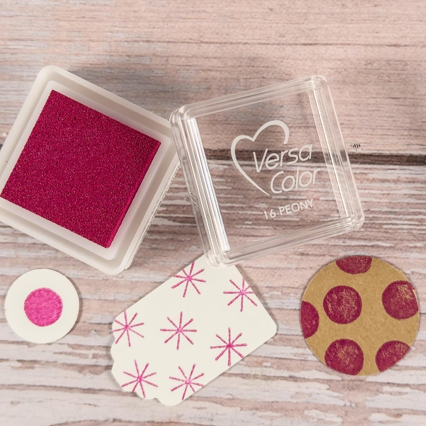 Mini - Stempelkissen Dunkelpink - VersaColor Peony - IN LOVE WITH PAPER